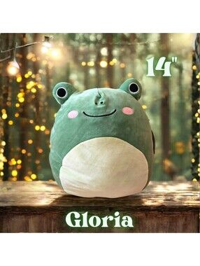 NWT Squishmallows Gloria the Frog 14"